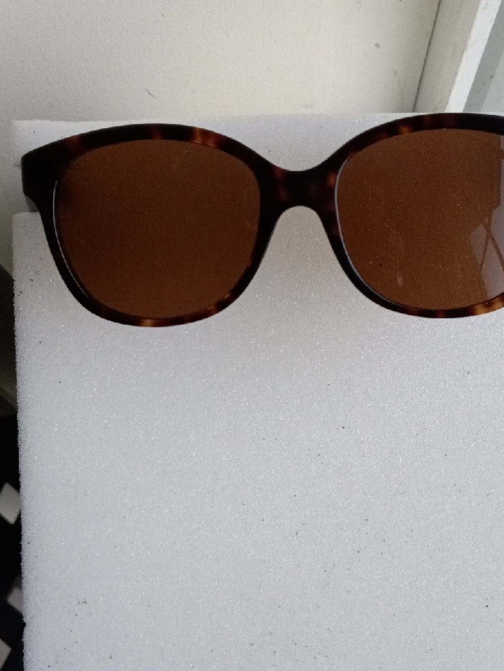 Ralph Lauren Tortoiseshell Frame Sunglasses with Brown Lenses